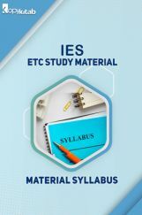 IES ETC Study Material syllabus IES ETC Study Material syllabus